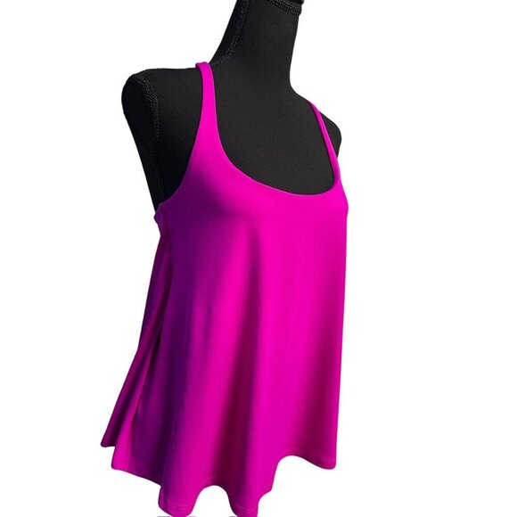 SUSANA MONACO Pink Racerback Tank Top, GYM YOGA SUMMER BEACH - Picture 2 of 6